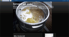 Desktop Screenshot of cervezasqueprobe.blogspot.com