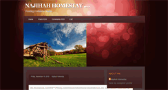 Desktop Screenshot of najihahomestay2u.blogspot.com