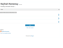 Tablet Screenshot of najihahomestay2u.blogspot.com