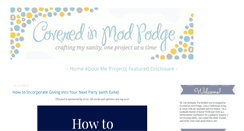 Desktop Screenshot of coveredinmodpodge.blogspot.com
