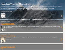 Tablet Screenshot of douglassteachermemories.blogspot.com