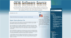 Desktop Screenshot of oemsoftwaresource.blogspot.com