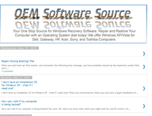 Tablet Screenshot of oemsoftwaresource.blogspot.com