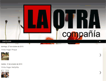 Tablet Screenshot of laotra-compania.blogspot.com