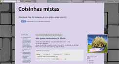 Desktop Screenshot of coisinhasmistas.blogspot.com