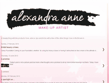 Tablet Screenshot of alexandraannemua.blogspot.com