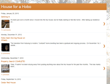 Tablet Screenshot of houseforahobo.blogspot.com