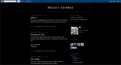 Desktop Screenshot of beccasscience.blogspot.com