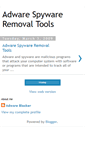 Mobile Screenshot of adwarespywareremovaltool.blogspot.com