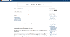 Desktop Screenshot of learningmother.blogspot.com