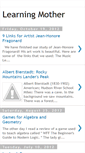 Mobile Screenshot of learningmother.blogspot.com