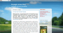 Desktop Screenshot of orosz-blog.blogspot.com