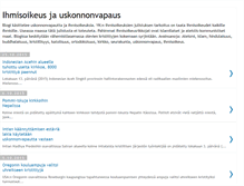 Tablet Screenshot of ihmisoikeus.blogspot.com