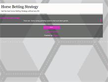 Tablet Screenshot of besthorsebettingstrategy.blogspot.com