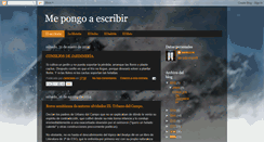 Desktop Screenshot of mepongoaescribir.blogspot.com