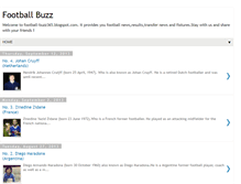 Tablet Screenshot of football-buzz365.blogspot.com