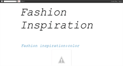 Desktop Screenshot of fashionin-in.blogspot.com