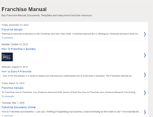 Tablet Screenshot of franchisemanuals.blogspot.com