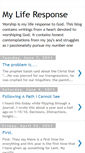 Mobile Screenshot of myliferesponse.blogspot.com