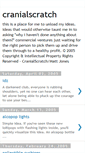Mobile Screenshot of cranialscratch.blogspot.com