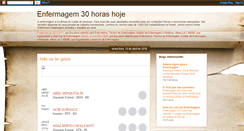 Desktop Screenshot of enfermagem30horashoje.blogspot.com