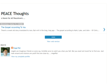 Tablet Screenshot of peacethoughts.blogspot.com