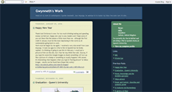 Desktop Screenshot of gwynnethswork.blogspot.com