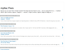 Tablet Screenshot of macfixes.blogspot.com