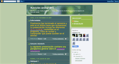 Desktop Screenshot of nutricionanimalmvz.blogspot.com