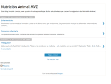 Tablet Screenshot of nutricionanimalmvz.blogspot.com