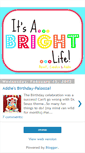 Mobile Screenshot of itsabrightlife.blogspot.com