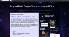 Desktop Screenshot of laguaridadeldragonnegro.blogspot.com