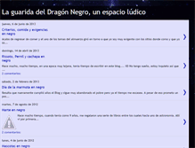 Tablet Screenshot of laguaridadeldragonnegro.blogspot.com