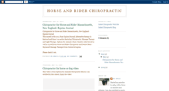 Desktop Screenshot of horseandriderchiropractic.blogspot.com
