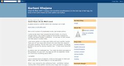 Desktop Screenshot of gurbanikhajana.blogspot.com