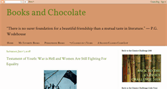 Desktop Screenshot of karensbooksandchocolate.blogspot.com