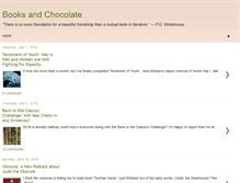 Tablet Screenshot of karensbooksandchocolate.blogspot.com