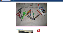 Desktop Screenshot of crayonsglueandscissors.blogspot.com