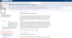 Desktop Screenshot of harbourinthescramble.blogspot.com