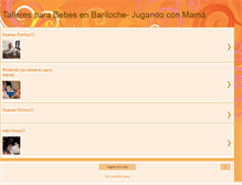 Tablet Screenshot of jugandoconmamabariloche.blogspot.com