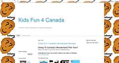 Desktop Screenshot of fun4canada.blogspot.com