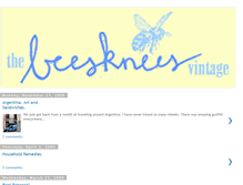 Tablet Screenshot of beeskneesvintage.blogspot.com