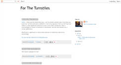 Desktop Screenshot of for-the-turnstiles.blogspot.com