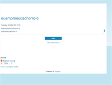 Tablet Screenshot of euamomeucachorro-b.blogspot.com