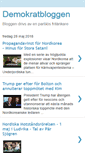 Mobile Screenshot of demokratbloggen.blogspot.com