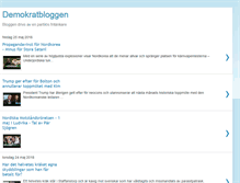 Tablet Screenshot of demokratbloggen.blogspot.com