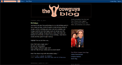 Desktop Screenshot of cowguys.blogspot.com