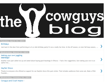 Tablet Screenshot of cowguys.blogspot.com