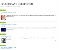 Tablet Screenshot of eclecticandunexpected.blogspot.com