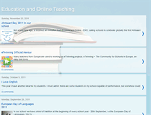 Tablet Screenshot of educationandonlineteaching.blogspot.com